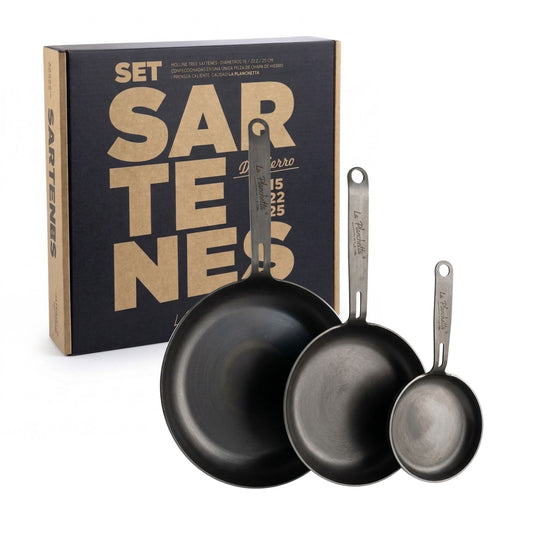 SET DE SARTENES DE HIERRO